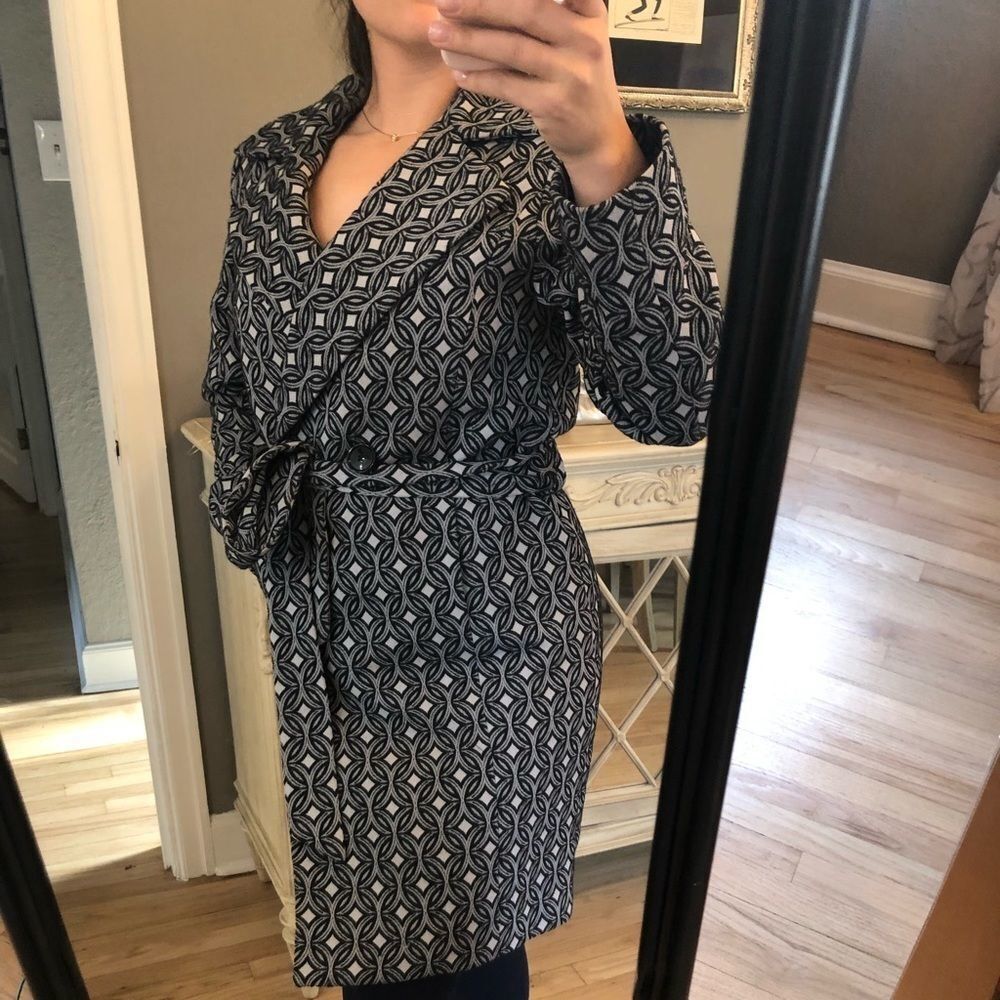 Sofiacashmere Wool & Nylon& Polyester-Blend Coat … - image 3